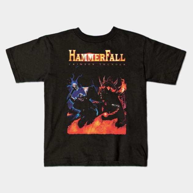 HAMMERFALL MERCH VTG Kids T-Shirt by Evan Romillo